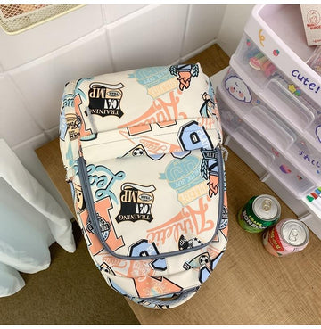Street Art Graffiti Backpack for Teens Students - Kashif Luggage & Bags