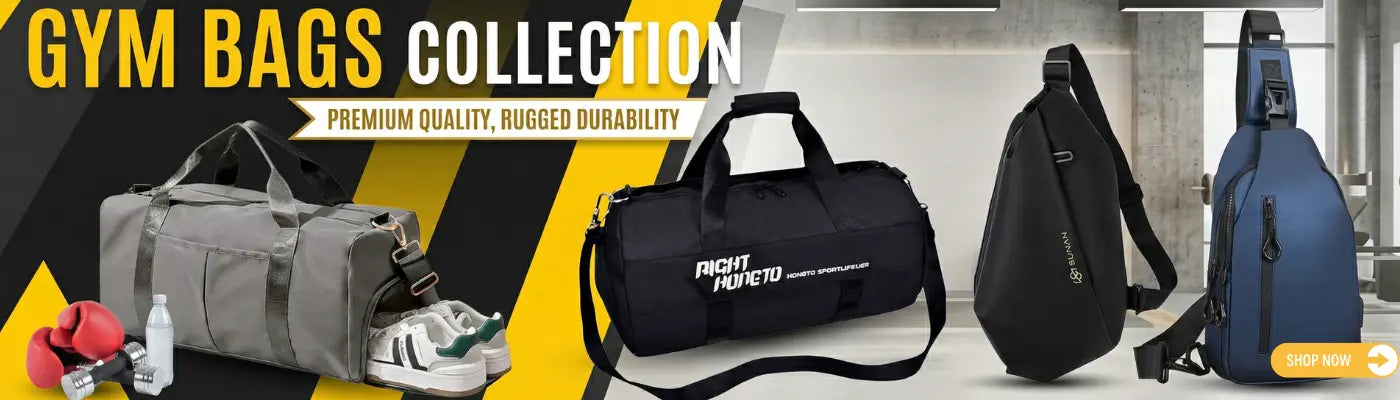 Durable gym bag with separate shoe compartment and water bottle holder