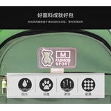 Green Fashion Sport backpack with waterproof, wrinkle-resistant, soft & durable features, ideal for travel or school