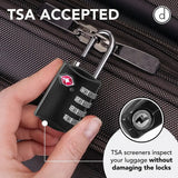 TSA Approved 4-Digit Combination Luggage Lock - Kashif Luggage & Bags