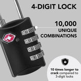 TSA Approved 4-Digit Combination Luggage Lock - Kashif Luggage & Bags
