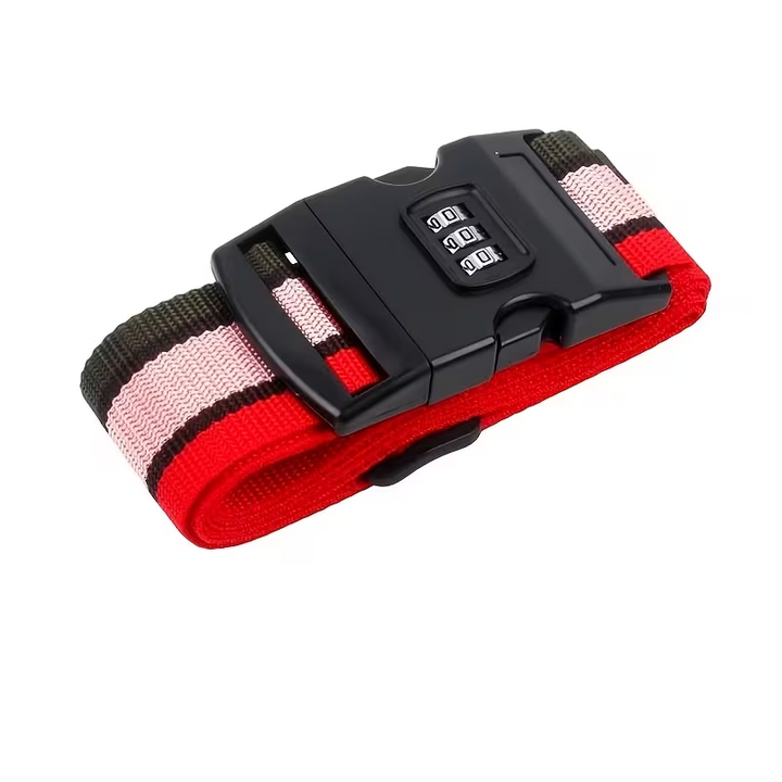 Heavy-Duty Luggage Strap with Combination Lock