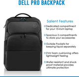 Dell Pro Laptop Backpack 15.6"