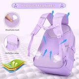 GeeWin 3-Pcs Girls School Backpack 3 pcs Set