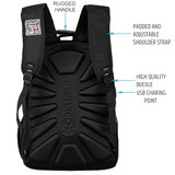 Biaowang Ergonomic University Travel Backpack - Kashif Luggage & Bags