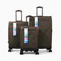 Blue Berg New Destination Softside Suitcases with 360 Spinner Wheels - Small Medium Large
