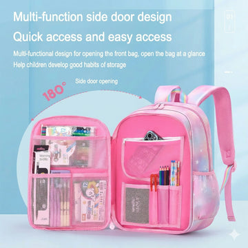 Princess Galaxy School Backpack for Girls 3 - 6 Grade - Kashif Luggage & Bags