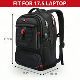 Aokur 17.5" Laptop Travel Backpack - Kashif Luggage & Bags