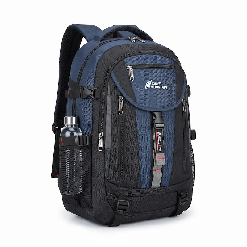 Camel Mountain Heavy-Duty Travel Laptop Backpack