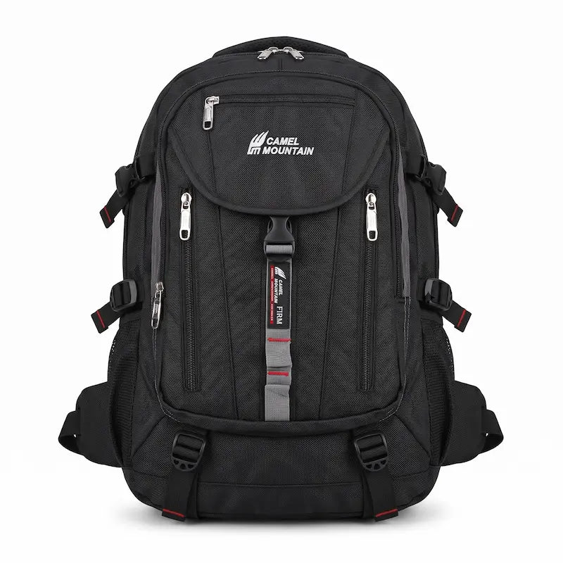 Camel Mountain Heavy-Duty Travel Laptop Backpack