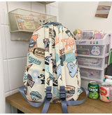 Street Art Graffiti Backpack for Teens Students - Kashif Luggage & Bags