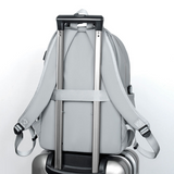 Versatile Fashion Laptop Backpack with USB Port - Luggage Strap