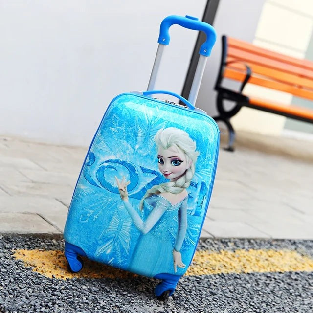 Kids Character Trolley Suitcase-Elsa - Kashif Luggage & Bags