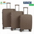 Swiss Diamond 3-Pcs Polypropylene Luggage Set- Mega Suitcase Sale - Kashif Luggage & Bags
