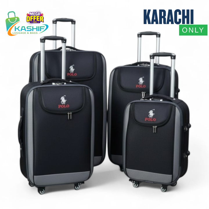 4-Piece Softshell Luggage Set - Karachi Only