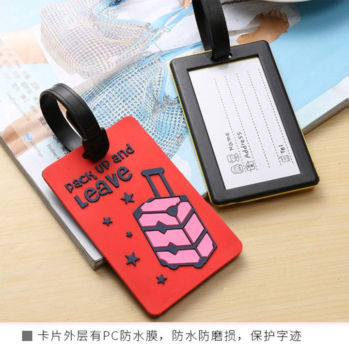 PVC Airplane Luggage Tags