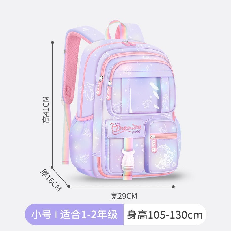 Princess Small Girls School Bag Grade 1-2