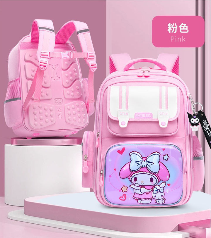 Pink Purple Sanrio Kids School Backpack - Kashif Luggage & Bags