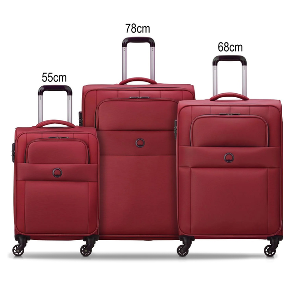 DELSEY Cuzco 3Pc Soft Luggage Set