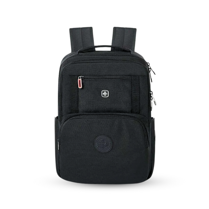 The SUISSE WIN SN966 Men's Backpack combines style and functionality, featuring durable materials, spacious compartments, and a sleek design perfect for daily use.