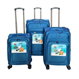 Holiday Usa Antitheft zipper 4 Wheels Suitcase Set - Kashif Luggage & Bags