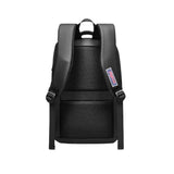 Black Jansport backpack with mesh back panel and padded straps, ideal for students and travel