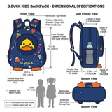 G.Duck Kids 14" Daily Backpack with Front Zipper - Kashif Luggage & Bags