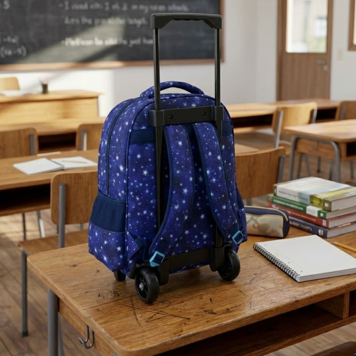 Kid's Small Trolley Bag-Space Men