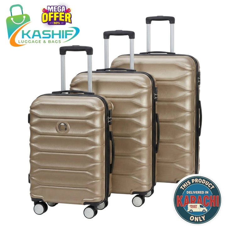 Mega Offer 3-Piece Hard Shell Suitcase - Karachi Only
