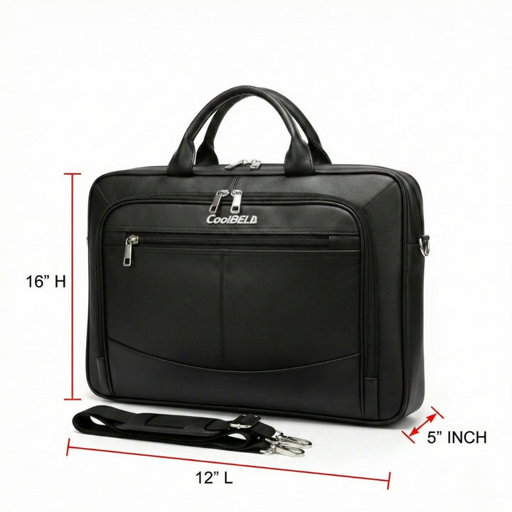 Multi-Compartment Laptop Shoulder Bag | Briefcase - Kashif Luggage & Bags