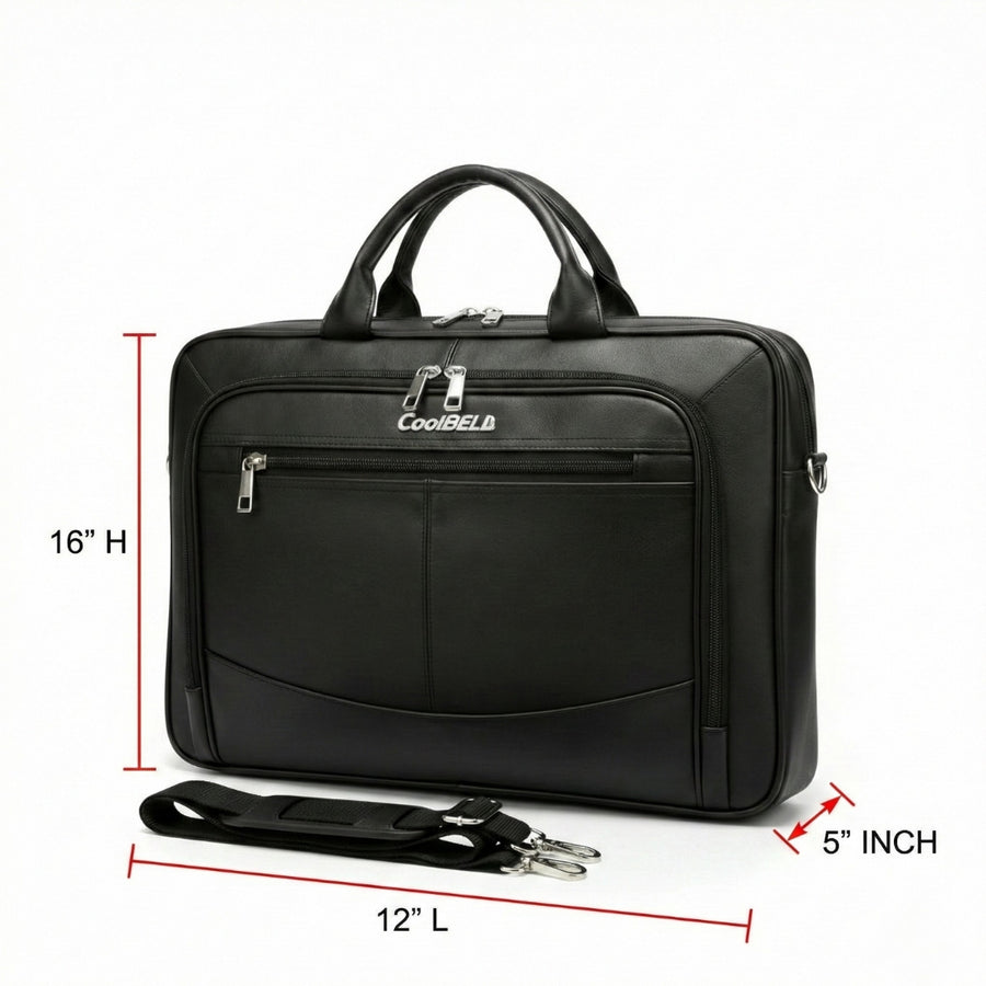 Multi-Compartment Laptop Shoulder Bag | Briefcase - Kashif Luggage & Bags