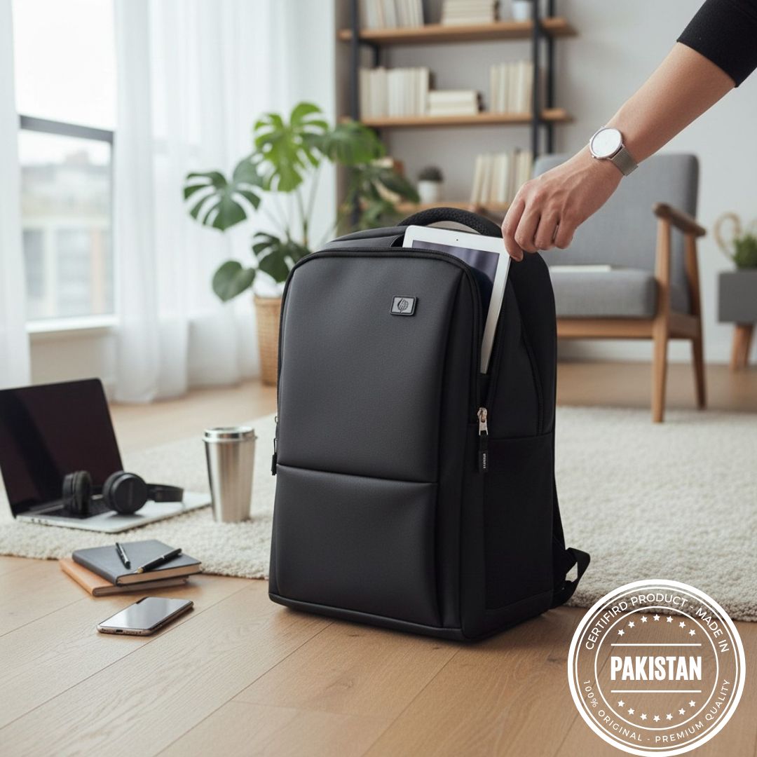 Certified Premium Laptop Backpack – Black Edition