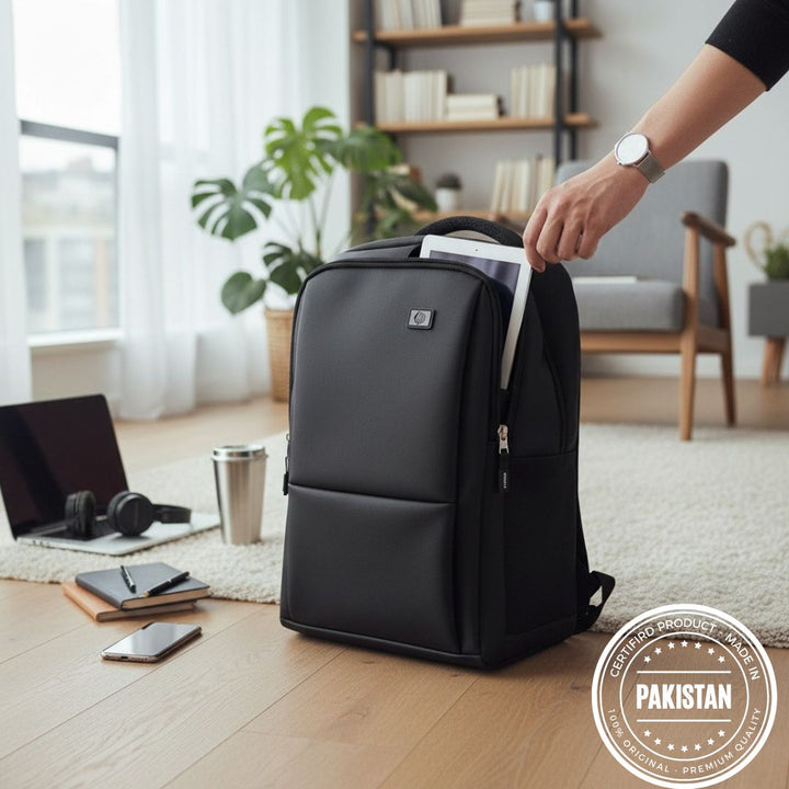 Certified Premium Laptop Backpack – Black Edition