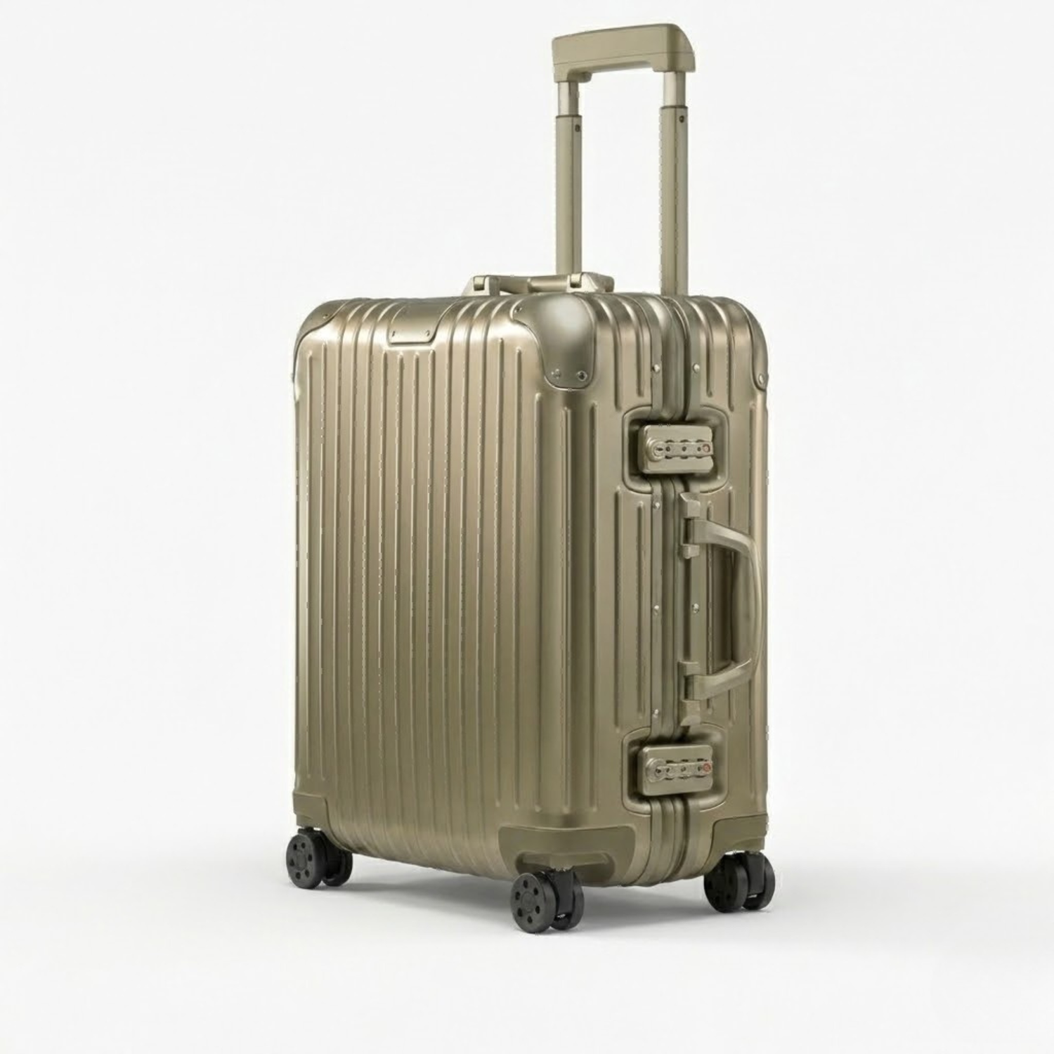 Premium Aluminum-Magnesium Alloy Suitcase -20" - Kashif Luggage & Bags
