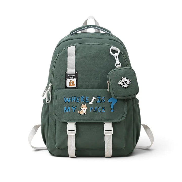 Ultra-Roomy School College Backpack for Girls