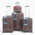 instagon Polypropylene Unbreakable Luggage Set With Vanity Case