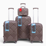 instagon Polypropylene Unbreakable Luggage Set With Vanity Case