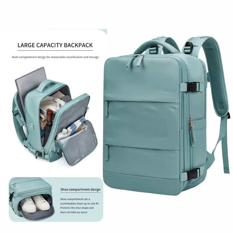 Carrywell Large Travel Laptop Backpack - Kashif Luggage & Bags