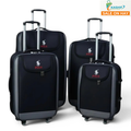 4-Piece Premium Softshell Luggage Set With 4 spinner Wheels