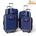4-Piece Premium Softshell Luggage Set With 4 spinner Wheels