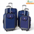 4-Piece Premium Softshell Luggage Set With 4 spinner Wheels