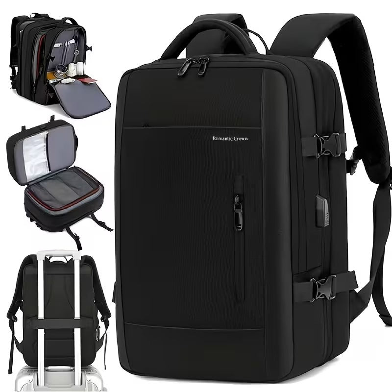 Romantic Crown Expandable Laptop Backpack