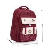 Dakanee 20-Inch High-Capacity O-Level Girls Backpack