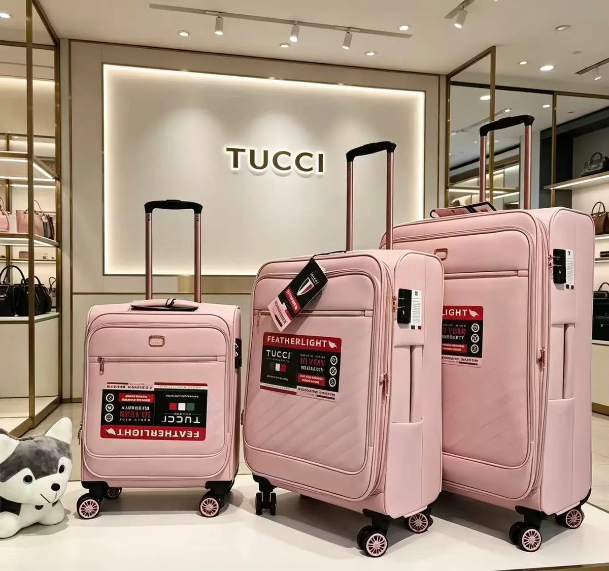 Tucci Featherlight Softside Luggage Set