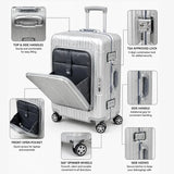 TITAN 2.0 Aluminum Frame Suitcase