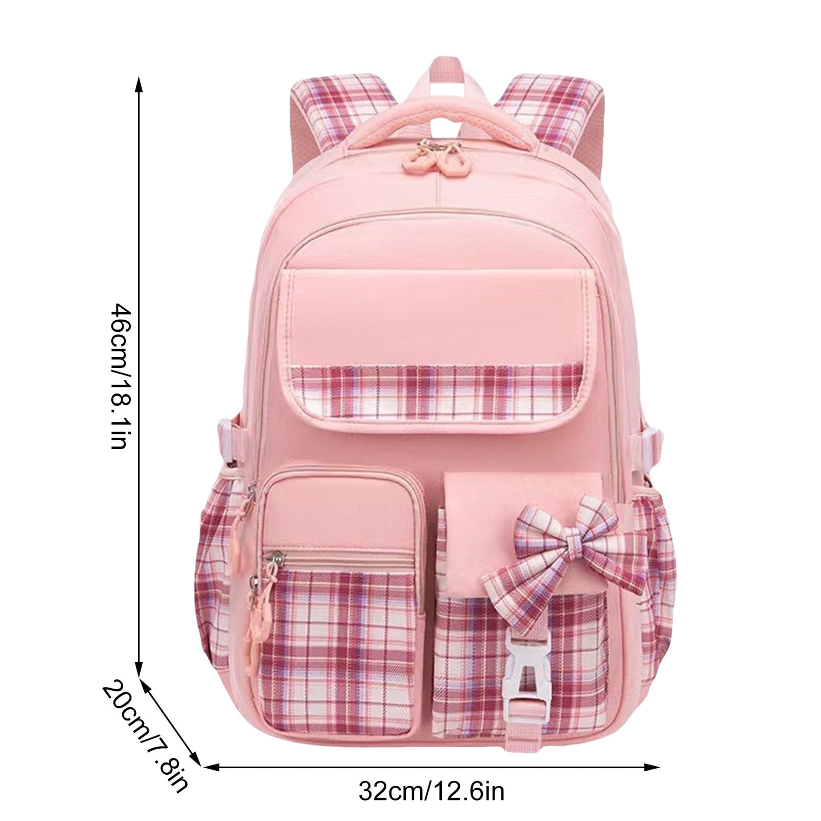 Premium Girls Water-Resistant School Backpack | Multi-Pockets