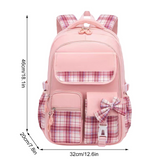 Premium Girls Water-Resistant School Backpack | Multi-Pockets