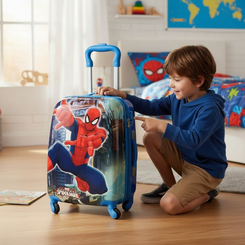 Kids' Spider Character Trolley Suitcase