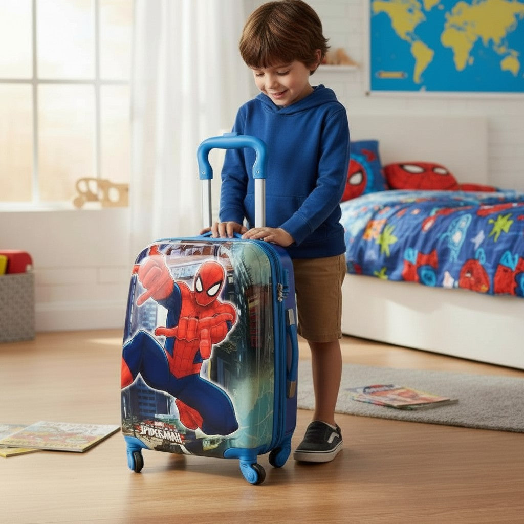 Kids' Spider Character Trolley Suitcase