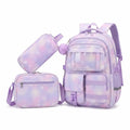 Girls School Bag Set 3-Piece – Water-Resistant School Backpack